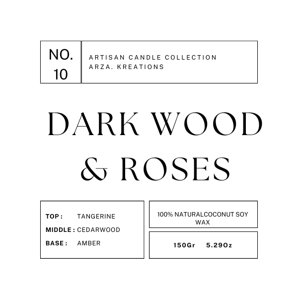 DARK WOOD & ROSES